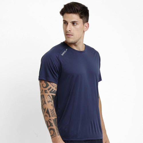 Tamanhos, Medidas e Dimensões do produto Camiseta T-Shirt Raglan Basic UV50 Marinho G - Speedo