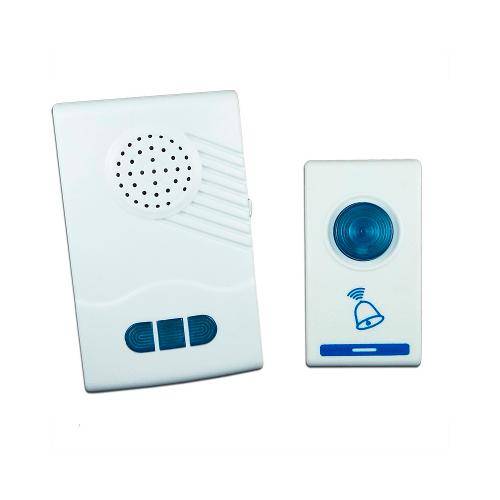 Tamanhos, Medidas e Dimensões do produto Campainha Sem Fio 32 Toques Led Wireless Wifi Doorbell Branca