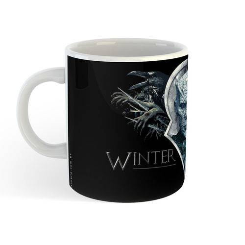 Tamanhos, Medidas e Dimensões do produto Caneca de Porcelana Game Of Thrones - Winter Is Here!