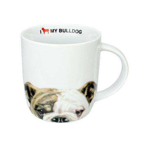 Tamanhos, Medidas e Dimensões do produto Caneca de Porcelana I Love My Bulldog