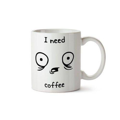 Tamanhos, Medidas e Dimensões do produto Caneca I Need Coffee - eu Quero Café