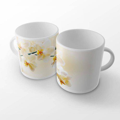 Tamanhos, Medidas e Dimensões do produto Caneca Orquídea White Mirror Landscape Bege Bege