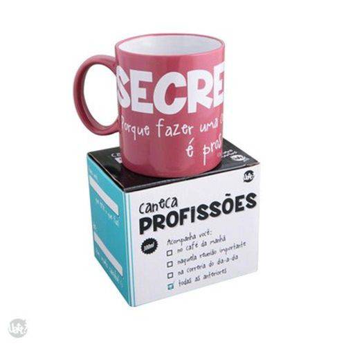 Tamanhos, Medidas e Dimensões do produto Caneca Profissões - Secretaria - Uatt