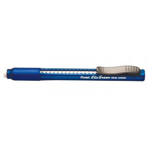Tamanhos, Medidas e Dimensões do produto Caneta Borracha Pentel Clic Eraser Azul