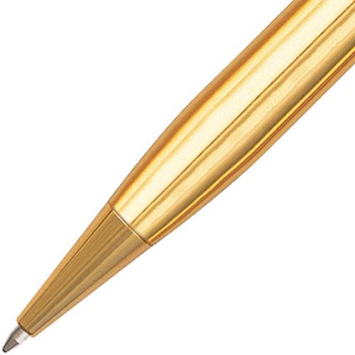 Tamanhos, Medidas e Dimensões do produto Caneta Esferográfica Elegance Dourada - Crown