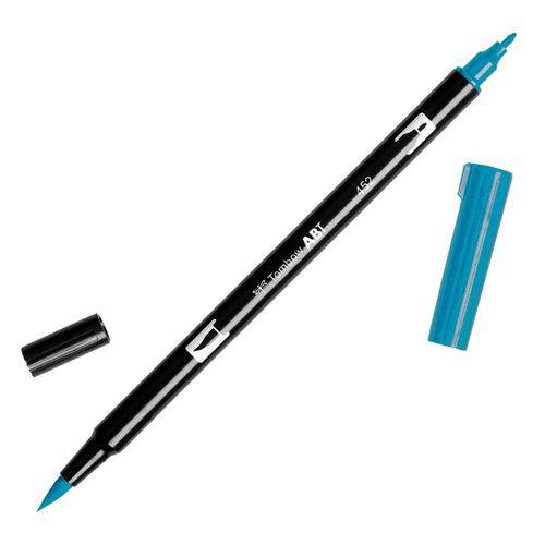 Tamanhos, Medidas e Dimensões do produto Caneta Marcador Artístico Tombow Dual Brush ABT Azul Process ABT452