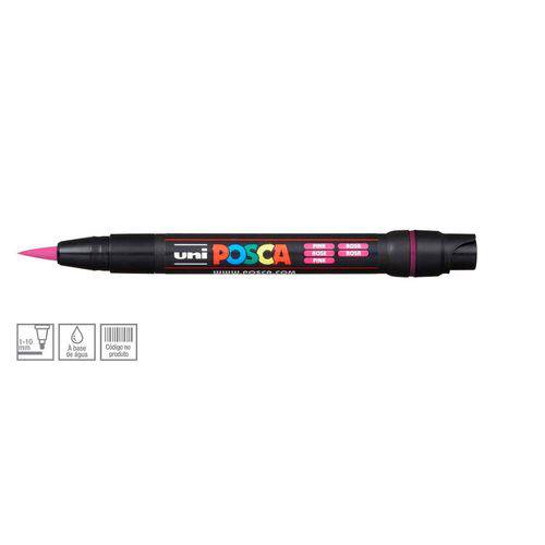 Tamanhos, Medidas e Dimensões do produto Caneta Posca Uni Ball Pcf-350 Ponta Pincel em Poliéster 0,1 à 10 Mm - Cor: Pink