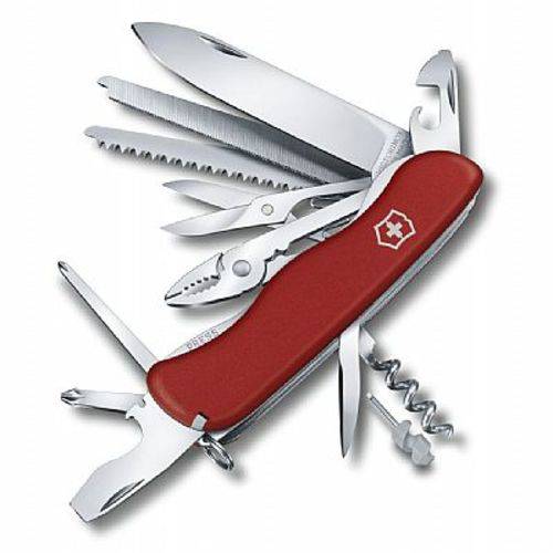 Tamanhos, Medidas e Dimensões do produto Canivete Victorinox WorkChamp 21 Funções Vermelho 0.8564