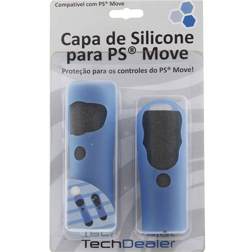 Tamanhos, Medidas e Dimensões do produto Capa de Silicone Teach Dealer Azul - PS Move