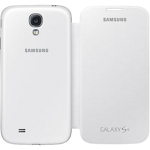 Tamanhos, Medidas e Dimensões do produto Capa Flip Cover Samsung Galaxy S4 Branca