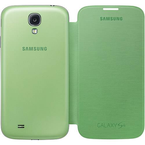 Tamanhos, Medidas e Dimensões do produto Capa Flip Cover Samsung Galaxy S4 Verde