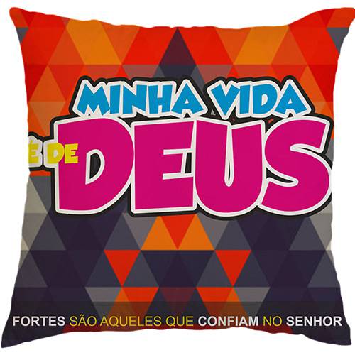 Tamanhos, Medidas e Dimensões do produto Capa para Almofada At.home Religiosas 015 Impressão Digital 45x45cm