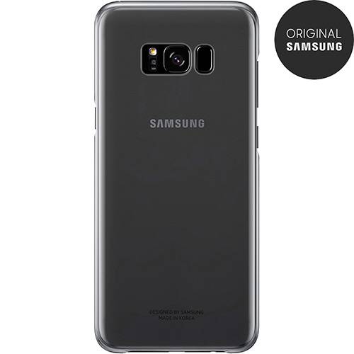 Tamanhos, Medidas e Dimensões do produto Capa para Celular Clear Cover para Galaxy S8+ em Policarbonato Preto - Samsung