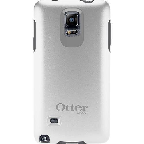 Tamanhos, Medidas e Dimensões do produto Capa para Celular Galaxy Note 4 Branco e Cinza Symmetry - Otterbox