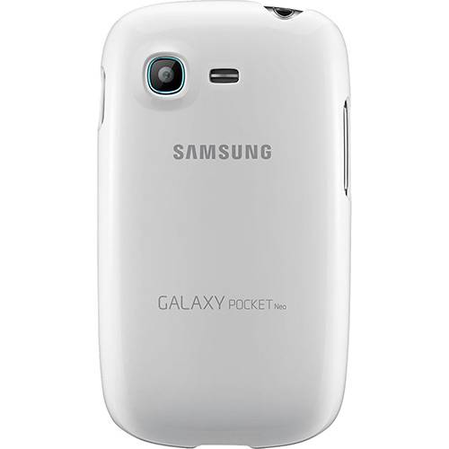 Tamanhos, Medidas e Dimensões do produto Capa para Celular Galaxy Pocket Neo Protetora Branca - Samsung