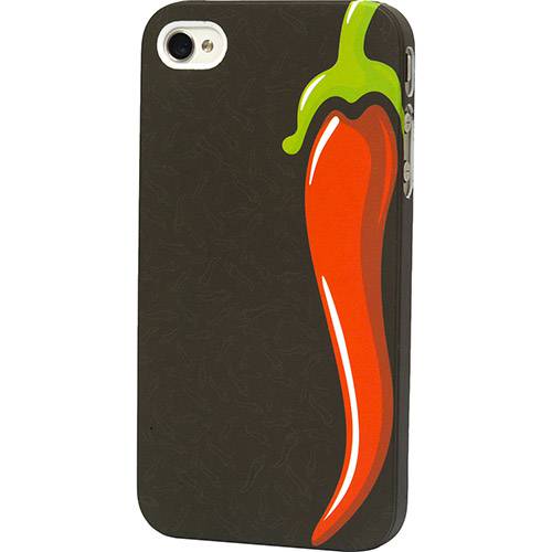 Tamanhos, Medidas e Dimensões do produto Capa para Celular IPhone 4/4s Preto/Vermelho - Chilli Beans