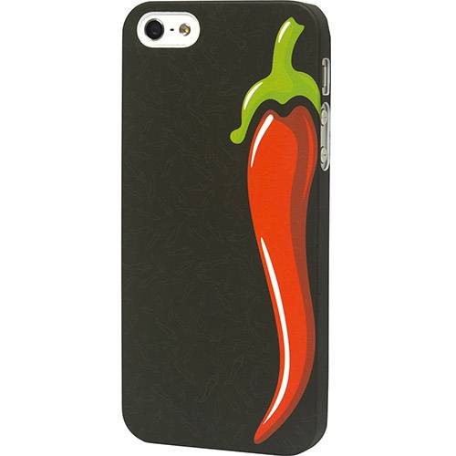 Tamanhos, Medidas e Dimensões do produto Capa para Celular IPhone 5/5s Preto/Vermelho - Chilli Beans
