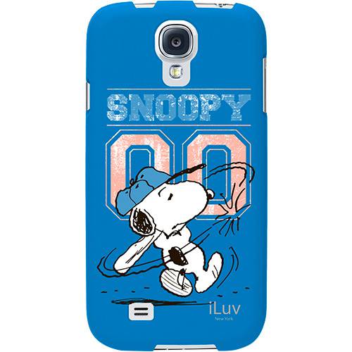 Tamanhos, Medidas e Dimensões do produto Capa para Celular para Galaxy S4 Snoopy Series Harshell de Plástico Rígido Azul ILuv