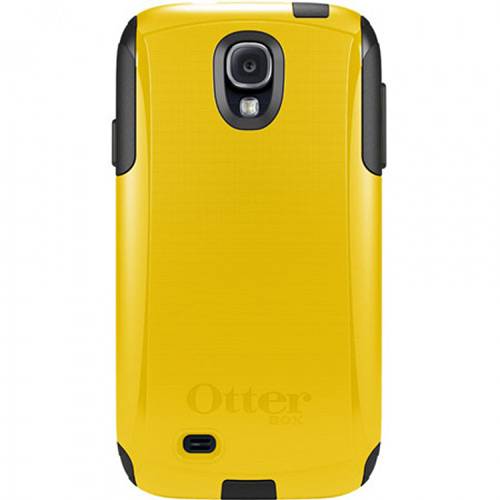 Tamanhos, Medidas e Dimensões do produto Capa para Celular Samsung Galaxy S4 Commuter Amarela com Detalhe Preto + Película - Otterbox