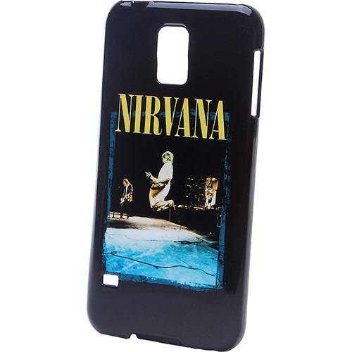 Tamanhos, Medidas e Dimensões do produto Capa para Celular Samsung S5 Policarbonato Nirvana Live At Reading - Customic