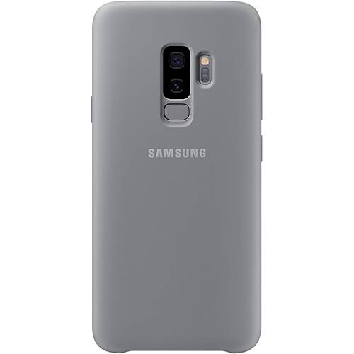 Tamanhos, Medidas e Dimensões do produto Capa para Celular Samsung S9+ Silicone Cover - Cinza
