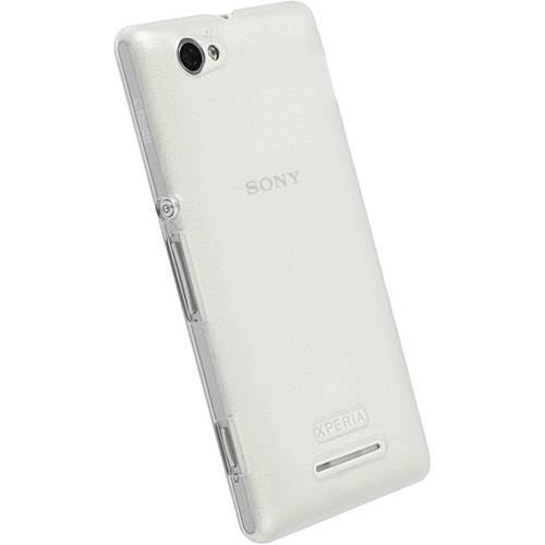 Tamanhos, Medidas e Dimensões do produto Capa para Celular Xperia M Protetora FrostCover Branca - Krussell