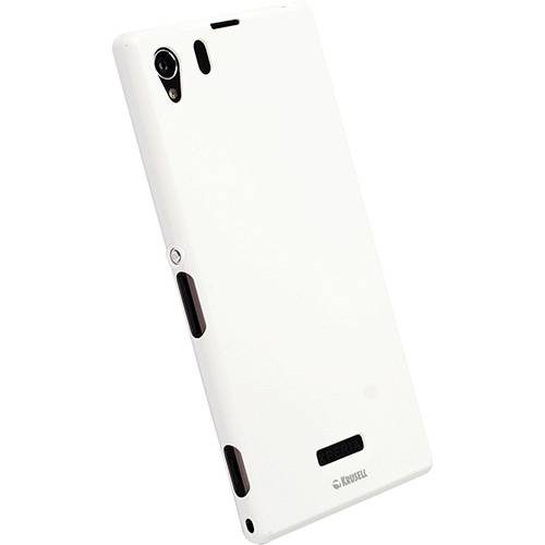 Tamanhos, Medidas e Dimensões do produto Capa para Celular Xperia Z1 Protetora ColorCover Branca - Krussell