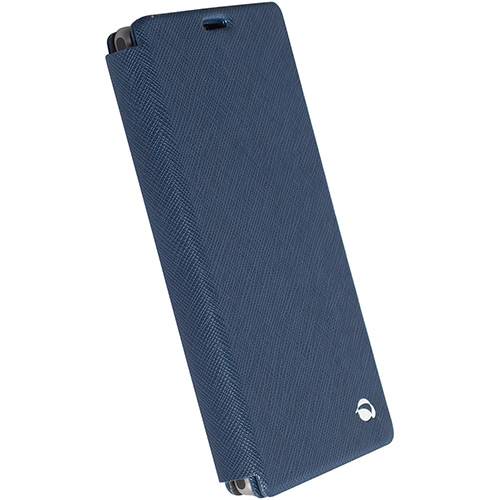 Tamanhos, Medidas e Dimensões do produto Capa para Celular Xperia Z1 Protetora Malmo Flip com Suporte Azul - Krussell