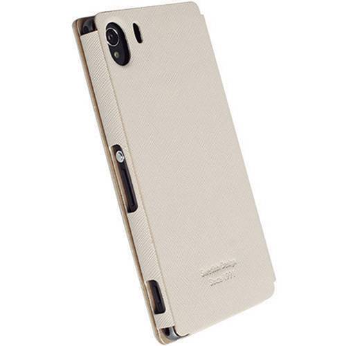 Tamanhos, Medidas e Dimensões do produto Capa para Celular Xperia Z1 Protetora Malmo Flip com Suporte Branco - Krussell