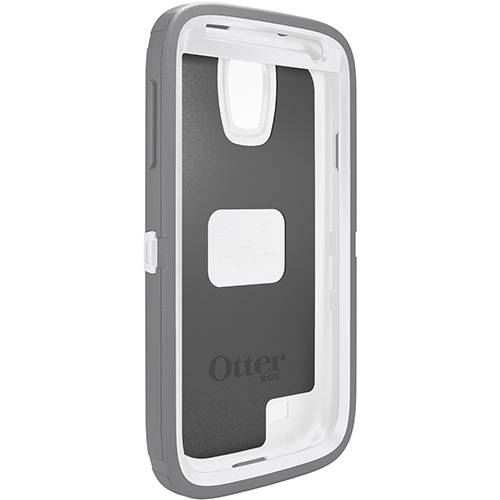 Tamanhos, Medidas e Dimensões do produto Capa para Galaxy S4 Defender em Silicone Cinza e Branco - Otterbox