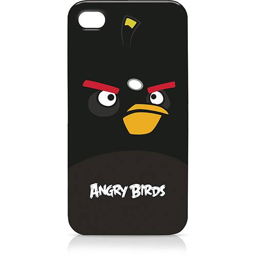 Tamanhos, Medidas e Dimensões do produto Capa para IPhone 4 - Bomb Bird - Preta - Angry Birds
