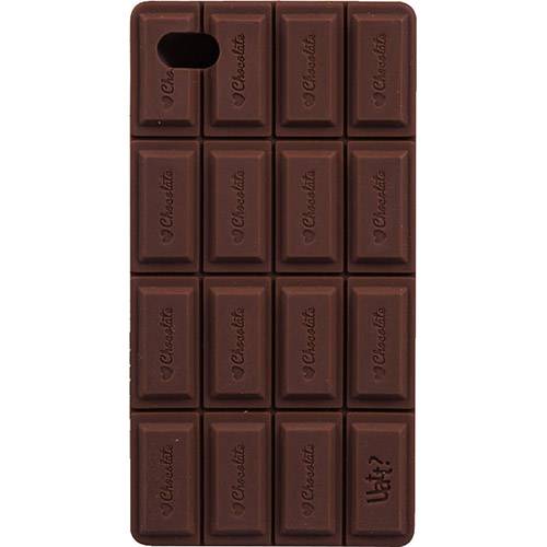 Tamanhos, Medidas e Dimensões do produto Capa para Iphone 4 e 4S Super Divertida Chocolate Silicone - Uatt?