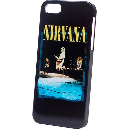 Tamanhos, Medidas e Dimensões do produto Capa para IPhone 5/5s Policarbonato Nirvana Live At Reading - Customic