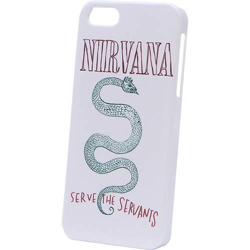 Tamanhos, Medidas e Dimensões do produto Capa para IPhone 5/5s Policarbonato Nirvana Serve The Servantes - Customic