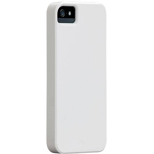 Tamanhos, Medidas e Dimensões do produto Capa para IPhone 5 Barely There Plástico Rígido Branca Case Mate