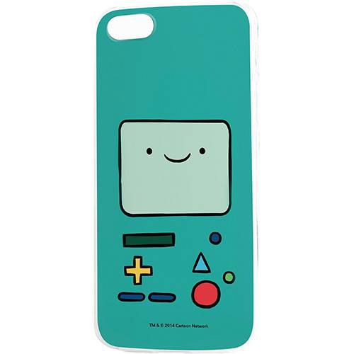 Tamanhos, Medidas e Dimensões do produto Capa para IPhone 5 e 5S Elfo Poliuretano Adventure Time BMO
