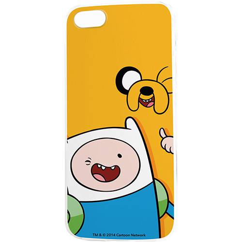 Tamanhos, Medidas e Dimensões do produto Capa para IPhone 5 Elfo Poliuretano Adventure Time Finn e Jake