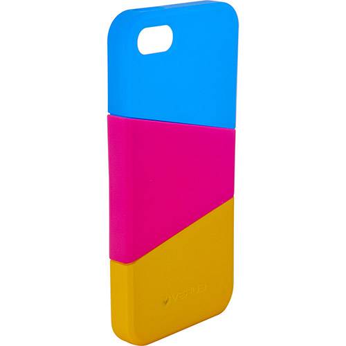 Tamanhos, Medidas e Dimensões do produto Capa para IPhone 5 Ismart Snap On Amarela/ Rosa/ Azul