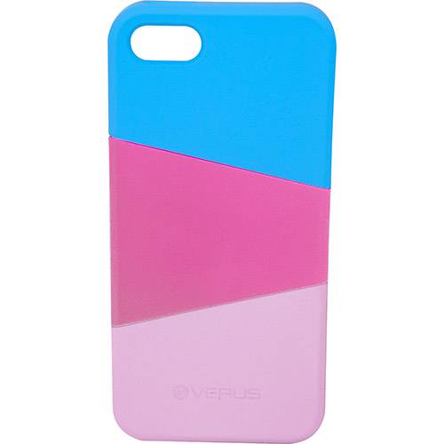 Tamanhos, Medidas e Dimensões do produto Capa para IPhone 5 Ismart Snap On Rosa Claro/ Rosa Escuro/ Azul
