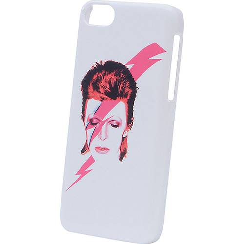 Tamanhos, Medidas e Dimensões do produto Capa para IPhone 5c Policarbonato David Bowie Aladdim Sane - Customic