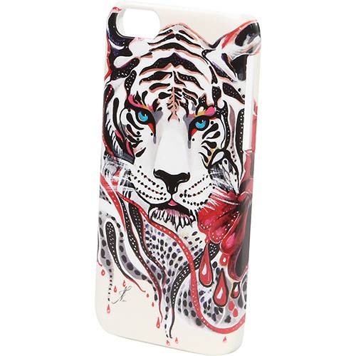 Tamanhos, Medidas e Dimensões do produto Capa para IPhone 5c Policarbonato Felicia Atanasiu White Tiger - Customic