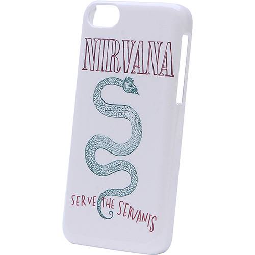Tamanhos, Medidas e Dimensões do produto Capa para IPhone 5c Policarbonato Nirvana Serve The Servantes - Customic