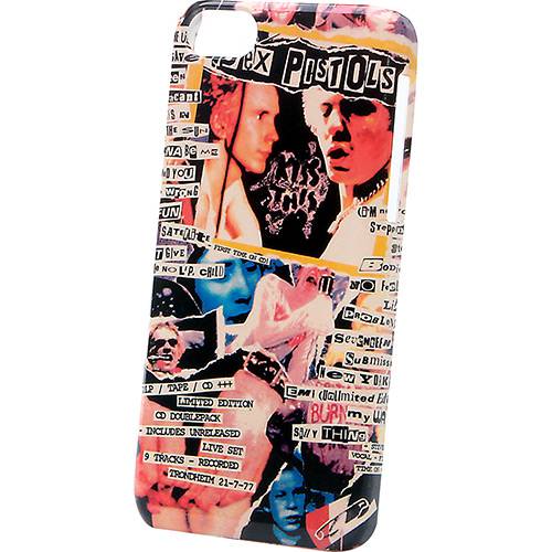 Tamanhos, Medidas e Dimensões do produto Capa para IPhone 5c Policarbonato Sex Pistols Kiss This - Customic