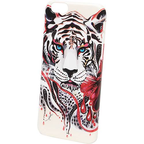 Tamanhos, Medidas e Dimensões do produto Capa para IPhone 6 Plus Policarbonato Felicia Atanasiu White Tiger - Customic