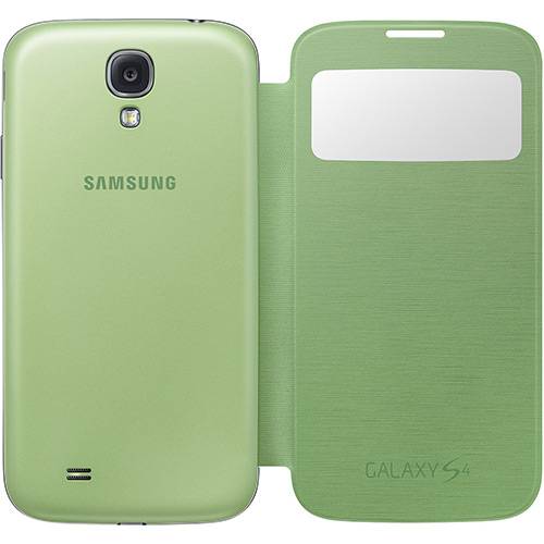 Tamanhos, Medidas e Dimensões do produto Capa para Samsung Galaxy S4 S View Cover Verde