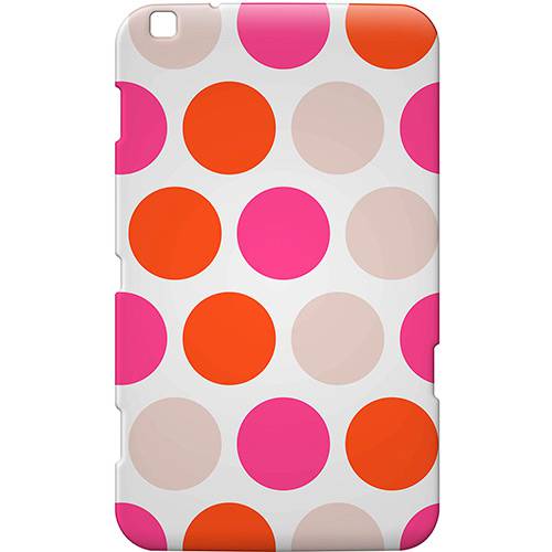 Tamanhos, Medidas e Dimensões do produto Capa para Samsung Galaxy Tab III 8" Polka Dot - Rosa e Vermelha - Geonav