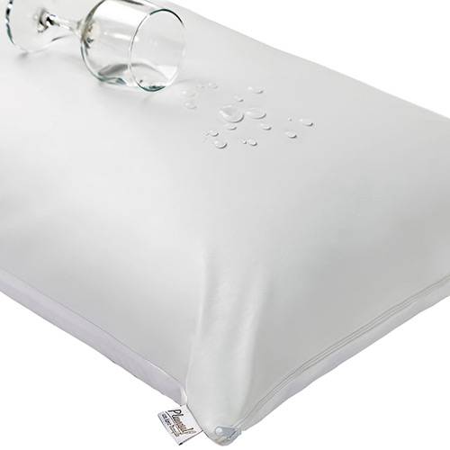 Tamanhos, Medidas e Dimensões do produto Capa para Travesseiro Impermeável Poliuretano com Zíper (50x70cm) - Plumasul