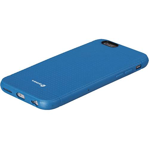 Tamanhos, Medidas e Dimensões do produto Capa Protetora em TPU para IPhone 6 Plus Azul Acompanha Película Yogo