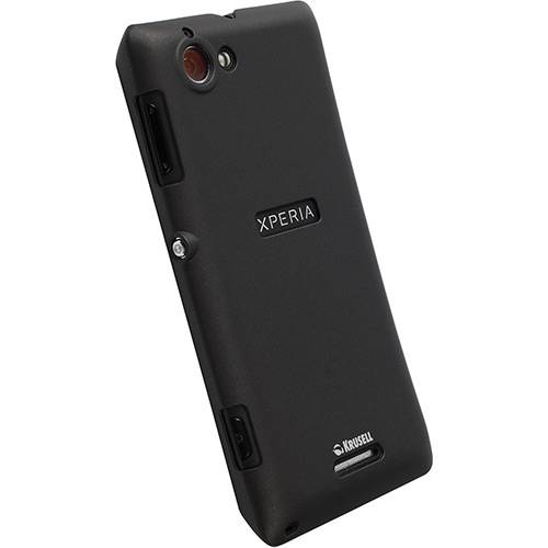 Tamanhos, Medidas e Dimensões do produto Capa Protetora para Celular Xperia L Preta - Krusell