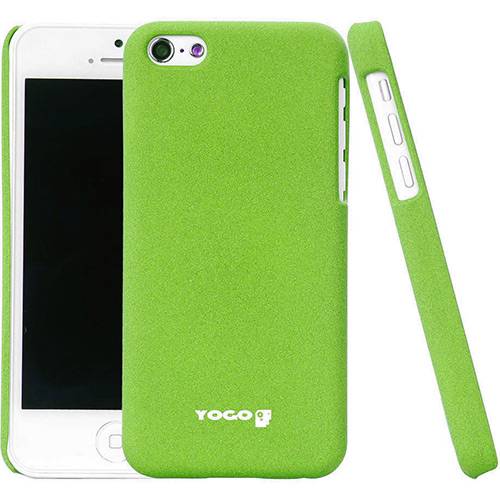 Tamanhos, Medidas e Dimensões do produto Capa Protetora para IPhone 5C Sand Verde - Yogo